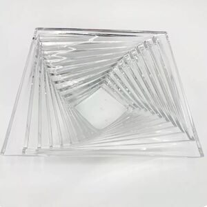 Twisted Steps French Crystal Bowl